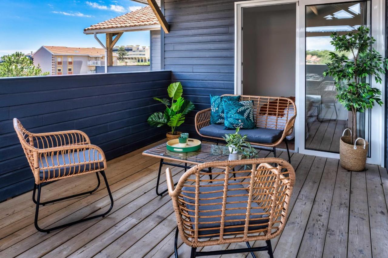 Mamita 4 "Wooded Stopover Apartment" T2 47M Terrace 24M Lacanau Exteriör bild